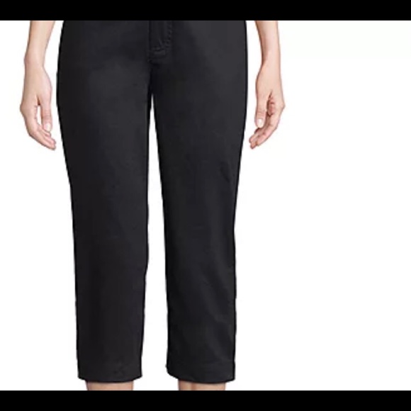 Liz&Co Black Capri Pants Size 14 - Picture 3 of 4